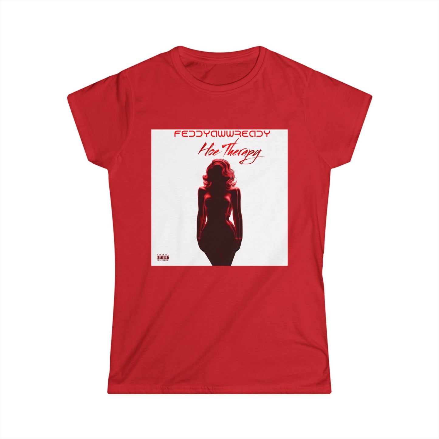 Women's Softstyle Tee, Retro Graphic Tee, Hoe Therapy Shirt, Casual Summer Tee, Gift for Her, Empowering Fashion