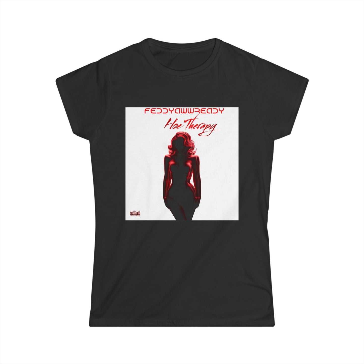Women's Softstyle Tee, Retro Graphic Tee, Hoe Therapy Shirt, Casual Summer Tee, Gift for Her, Empowering Fashion