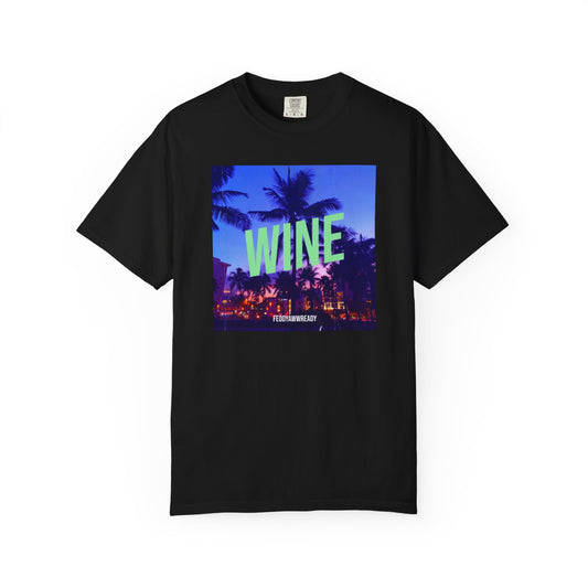T-Shirt featuring Vibrant Wine Design for Casual Vibes, Perfect for Wine Lovers, Summer Events, and Parties